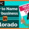 How to Name Your Business in Colorado –  3 Steps to a Great Business Name