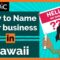 How to Name Your Business in Hawaii –  3 Steps to a Great Business Name