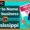 How to Name Your Business in Mississippi – 3 Steps to a Great Business Name