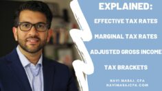 What are Effective and Marginal Tax Rates? What is Adjusted Gross Income? How do Tax Brackets Work?